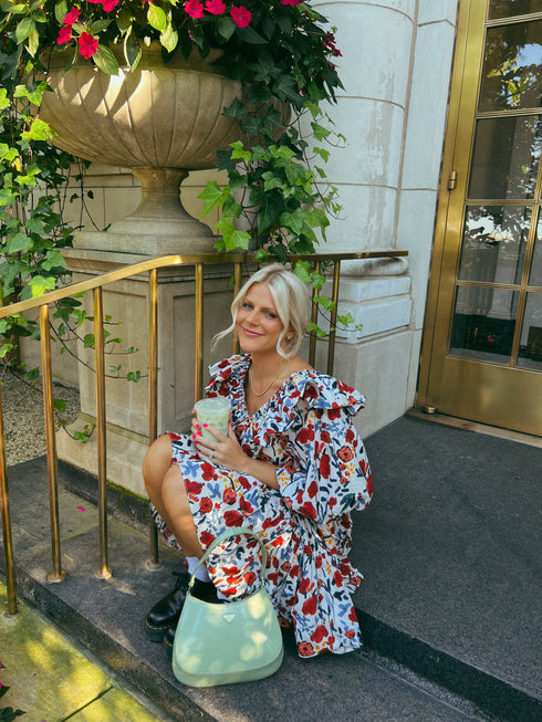 Dream Girl Dress // Red Floral